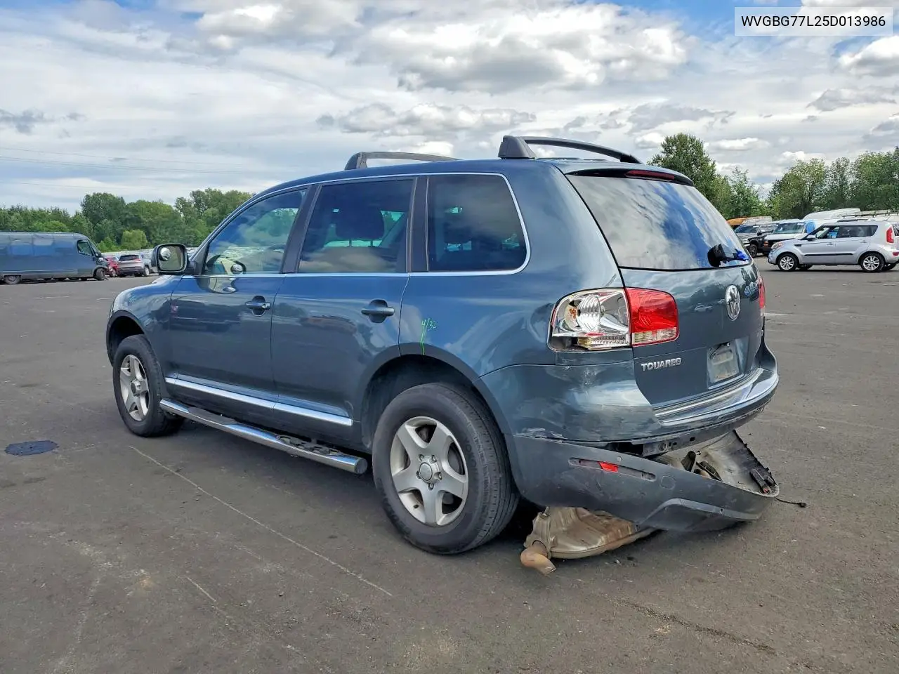 2005 Volkswagen Touareg 3.2 VIN: WVGBG77L25D013986 Lot: 59679816