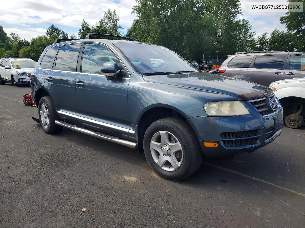 2005 Volkswagen Touareg 3.2 VIN: WVGBG77L25D013986 Lot: 59679816