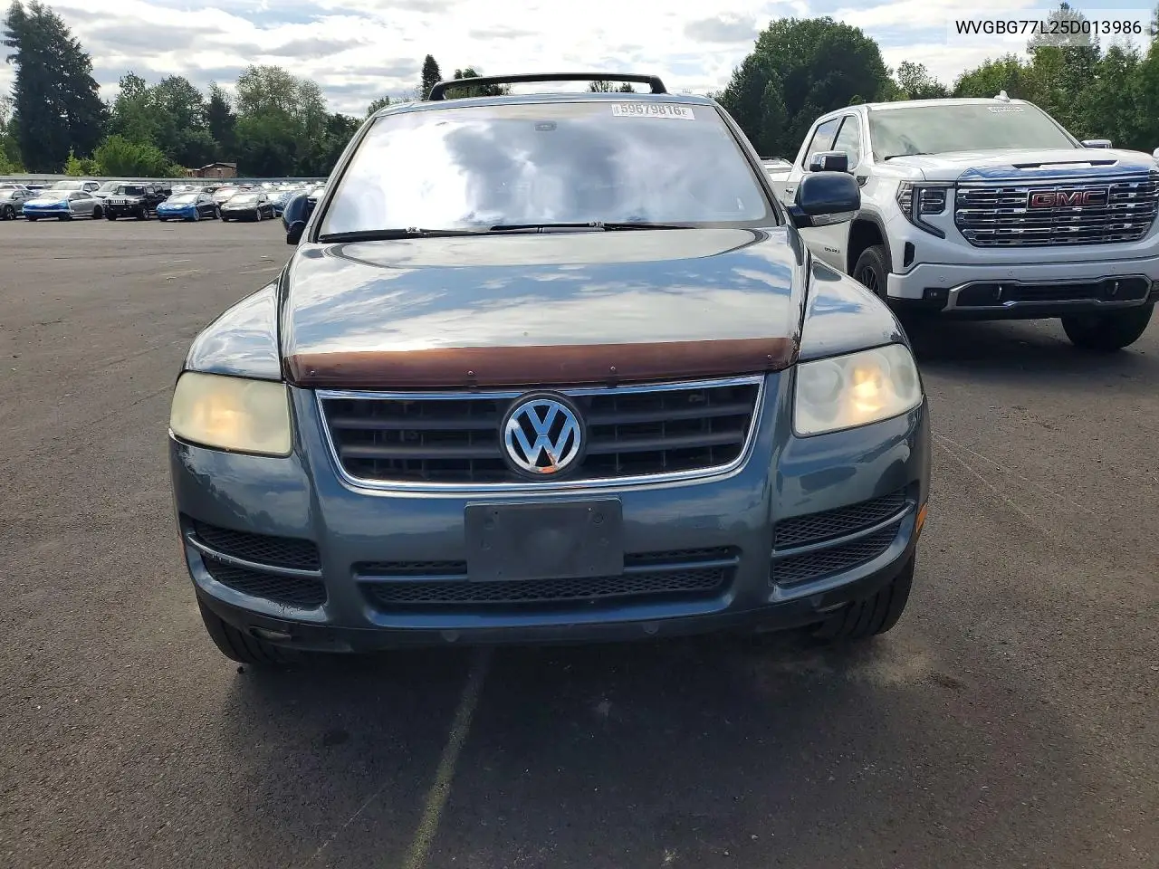 2005 Volkswagen Touareg 3.2 VIN: WVGBG77L25D013986 Lot: 59679816