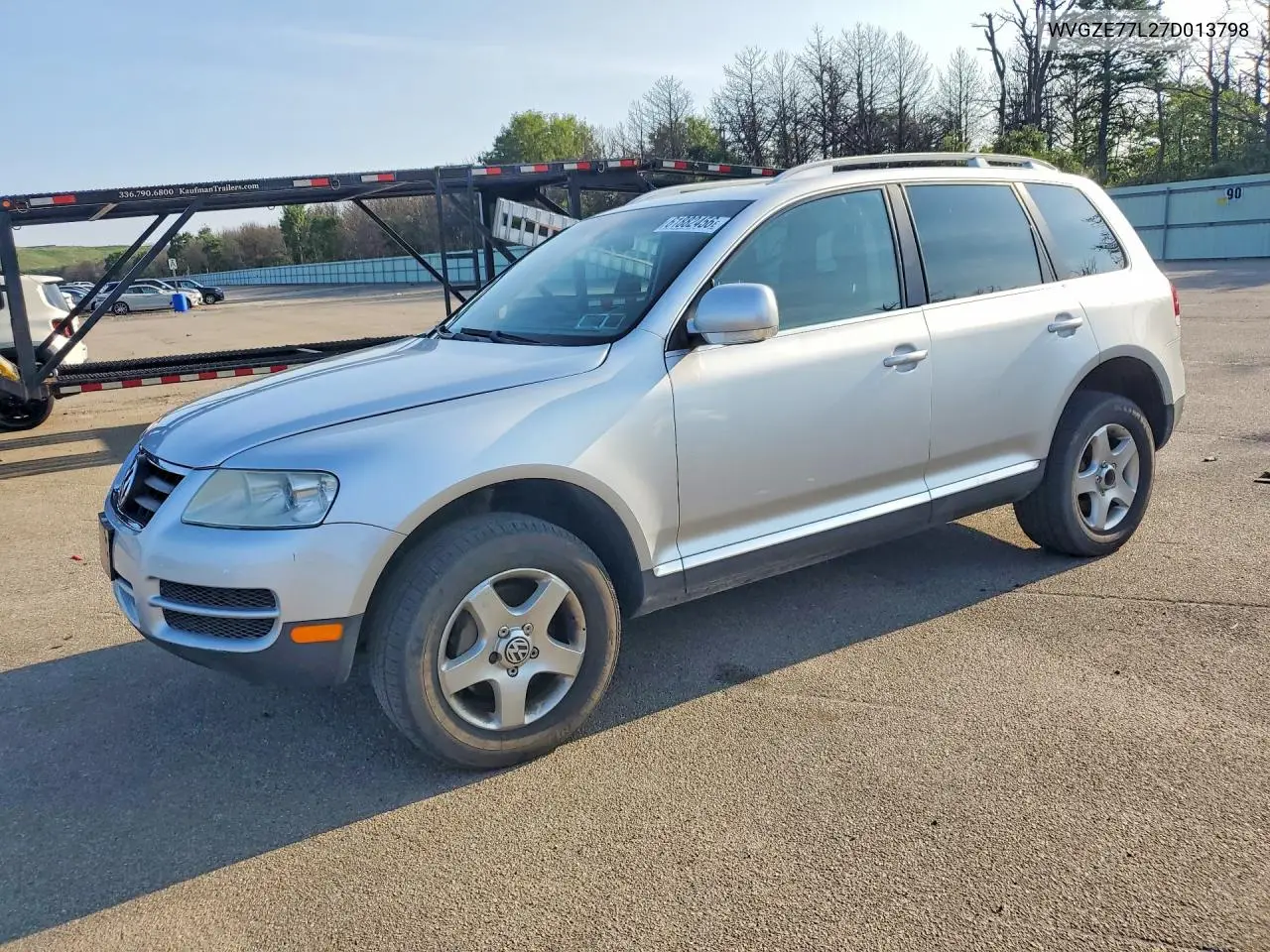 2007 Volkswagen Touareg V6 VIN: WVGZE77L27D013798 Lot: 61882456