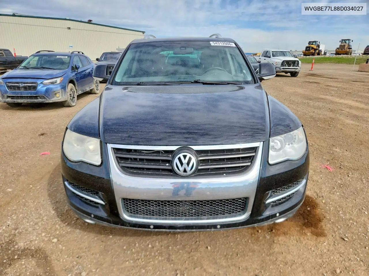 2008 Volkswagen Touareg 2 V6 VIN: WVGBE77L88D034027 Lot: 54312666