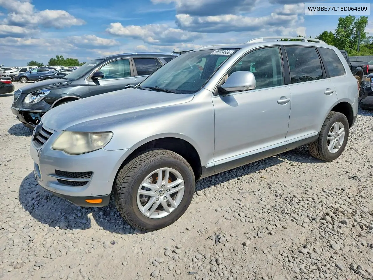 2008 Volkswagen Touareg 2 V6 VIN: WVGBE77L18D064809 Lot: 55724936