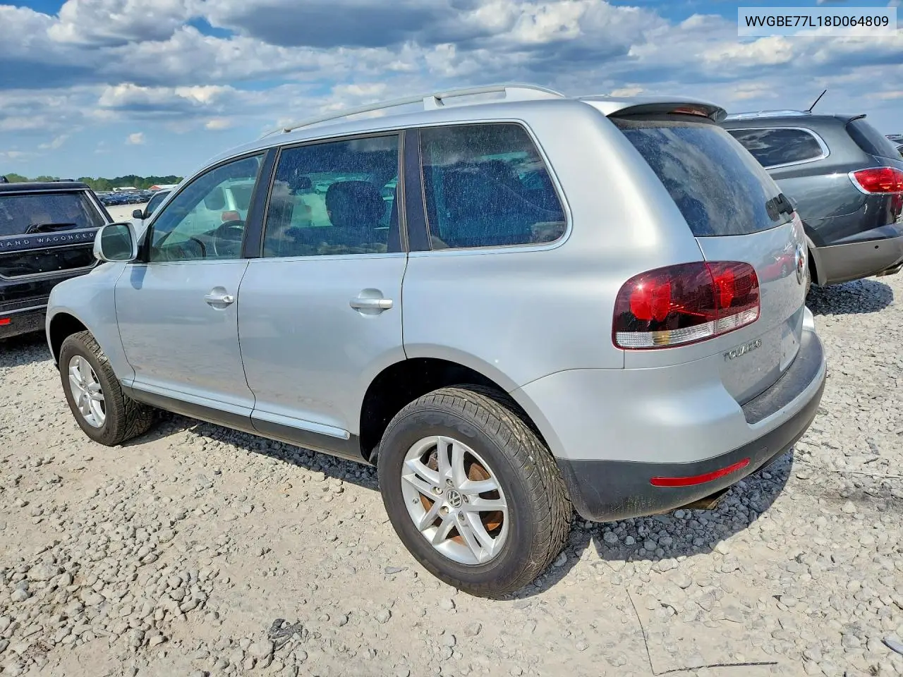 2008 Volkswagen Touareg 2 V6 VIN: WVGBE77L18D064809 Lot: 55724936