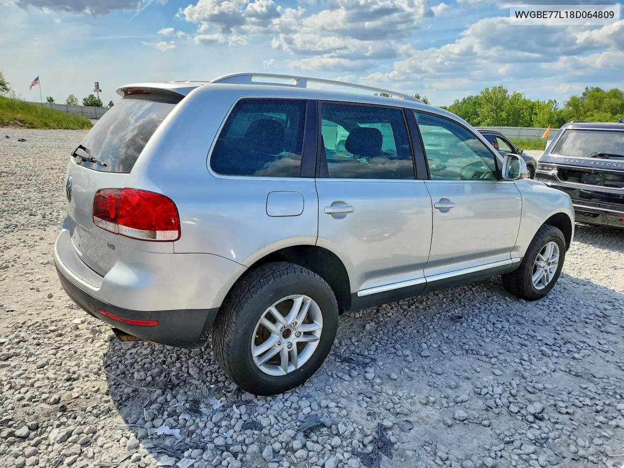 2008 Volkswagen Touareg 2 V6 VIN: WVGBE77L18D064809 Lot: 55724936