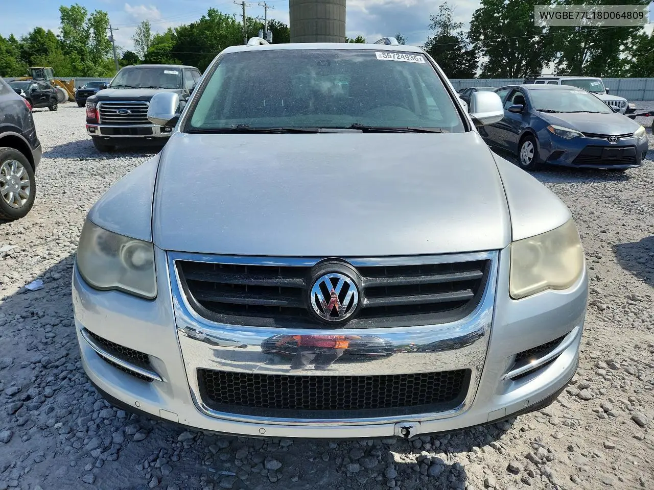 2008 Volkswagen Touareg 2 V6 VIN: WVGBE77L18D064809 Lot: 55724936