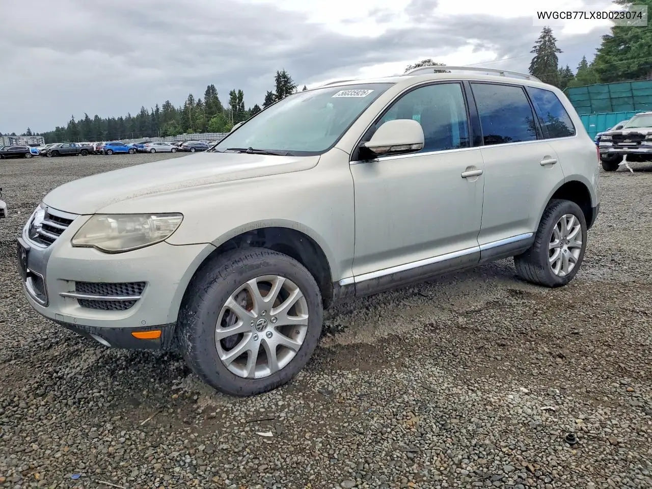 2008 Volkswagen Touareg 2 V8 VIN: WVGCB77LX8D023074 Lot: 56035926