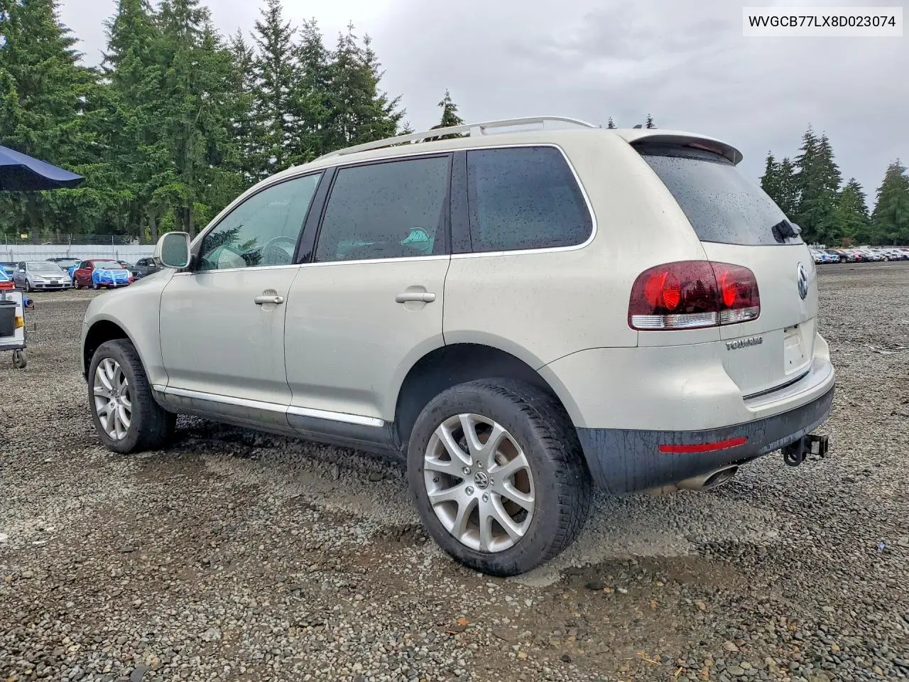 2008 Volkswagen Touareg 2 V8 VIN: WVGCB77LX8D023074 Lot: 56035926