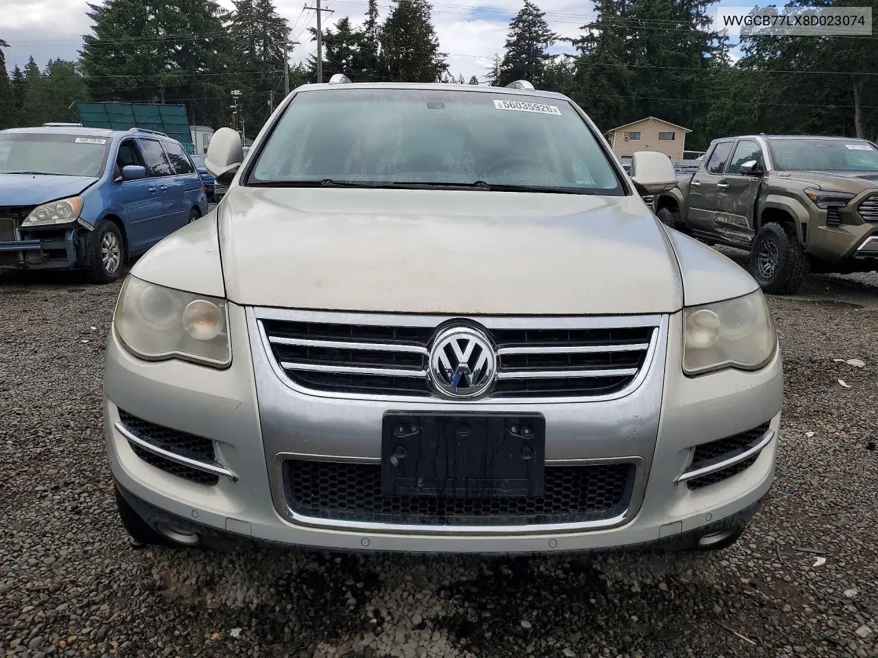 2008 Volkswagen Touareg 2 V8 VIN: WVGCB77LX8D023074 Lot: 56035926
