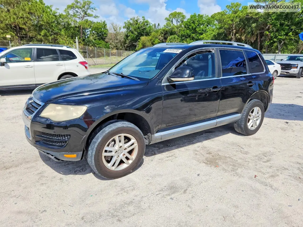 2010 Volkswagen Touareg Tdi VIN: WVGFK7A90AD000497 Lot: 49508336