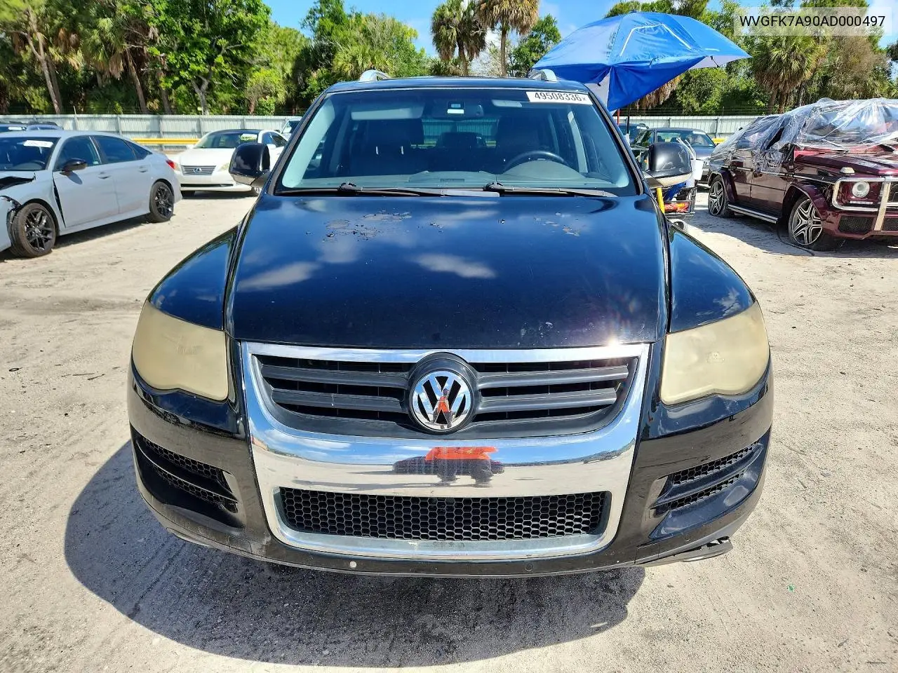 2010 Volkswagen Touareg Tdi VIN: WVGFK7A90AD000497 Lot: 49508336