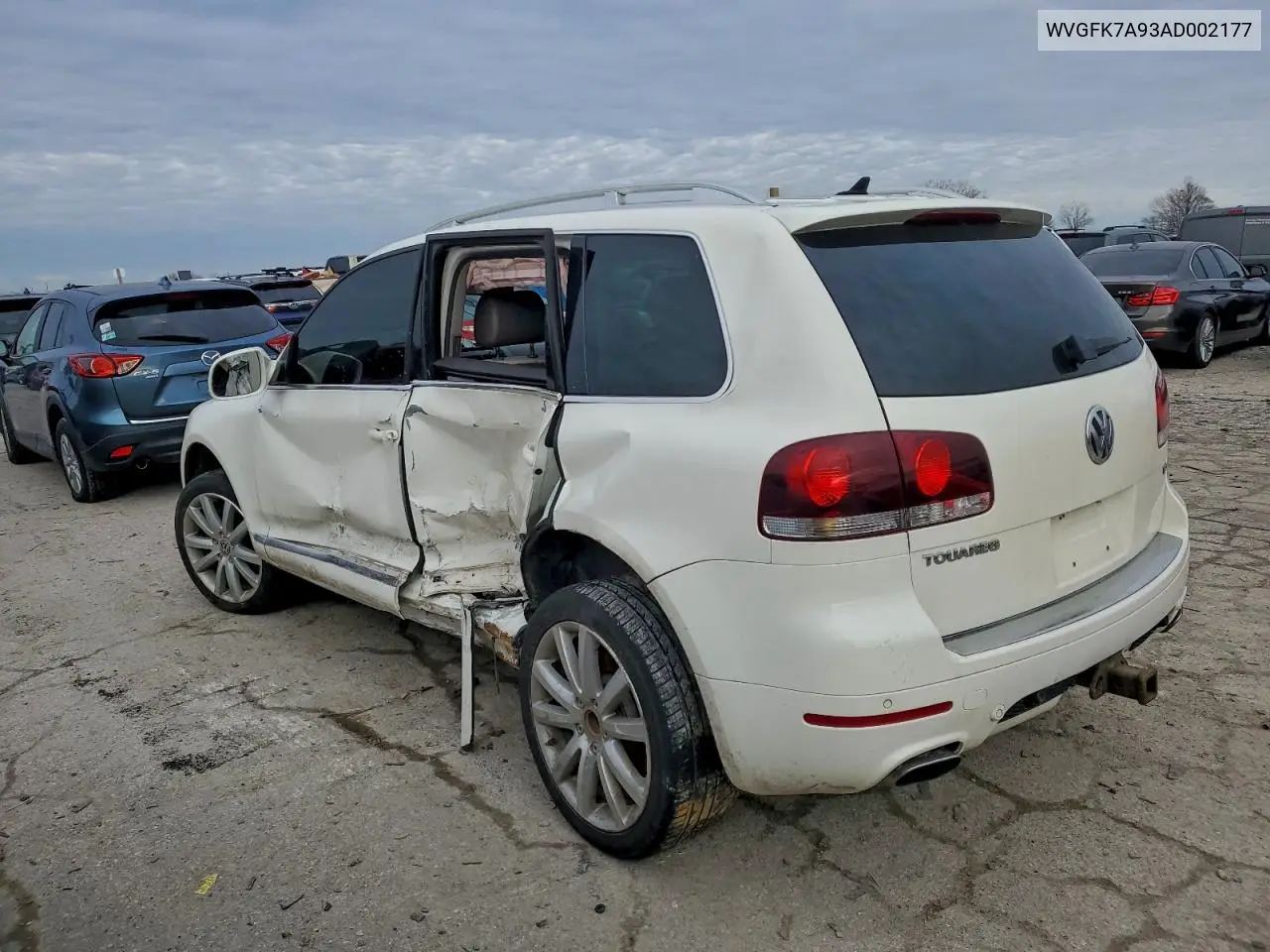 2010 Volkswagen Touareg Tdi VIN: WVGFK7A93AD002177 Lot: 97996155