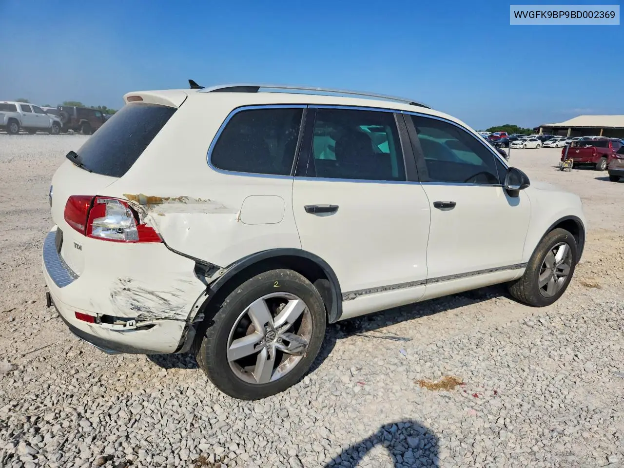 2011 Volkswagen Touareg V6 Tdi VIN: WVGFK9BP9BD002369 Lot: 53515986