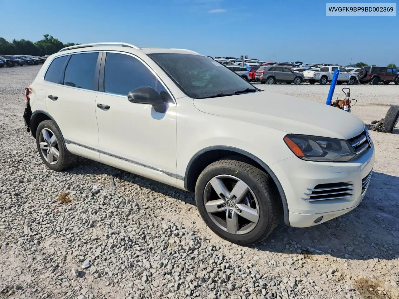 2011 Volkswagen Touareg V6 Tdi VIN: WVGFK9BP9BD002369 Lot: 53515986