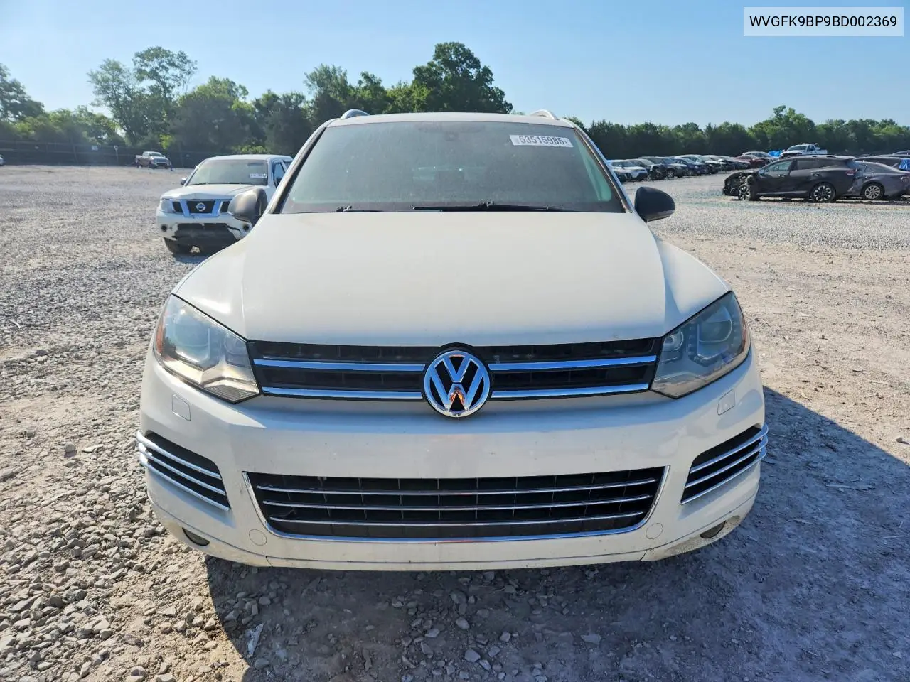 2011 Volkswagen Touareg V6 Tdi VIN: WVGFK9BP9BD002369 Lot: 53515986