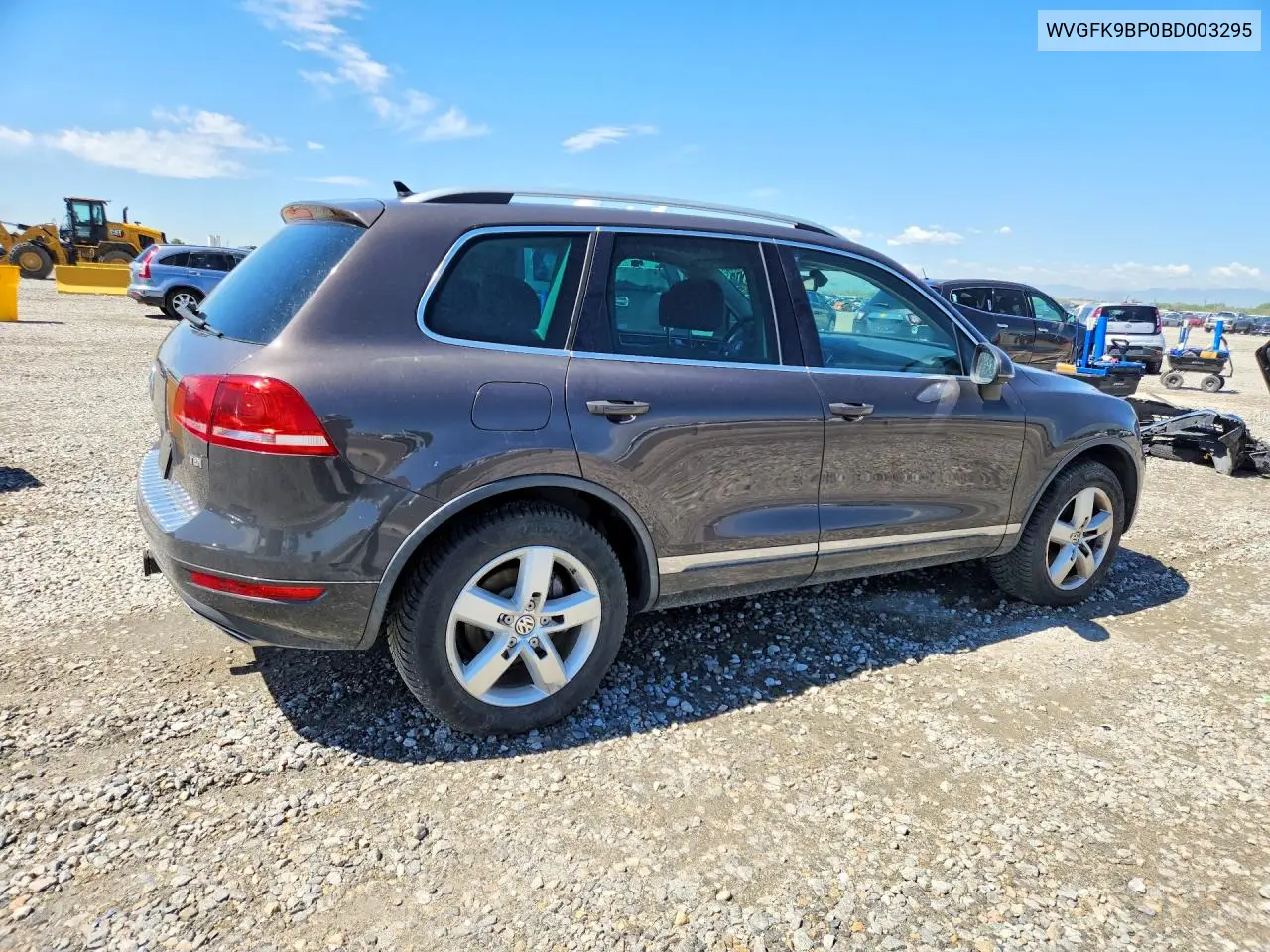 2011 Volkswagen Touareg V6 Tdi VIN: WVGFK9BP0BD003295 Lot: 59851266