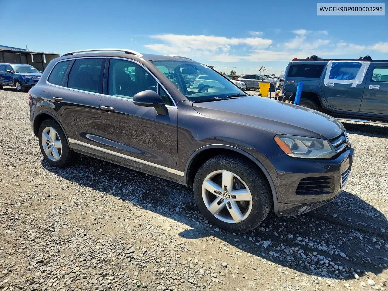2011 Volkswagen Touareg V6 Tdi VIN: WVGFK9BP0BD003295 Lot: 59851266