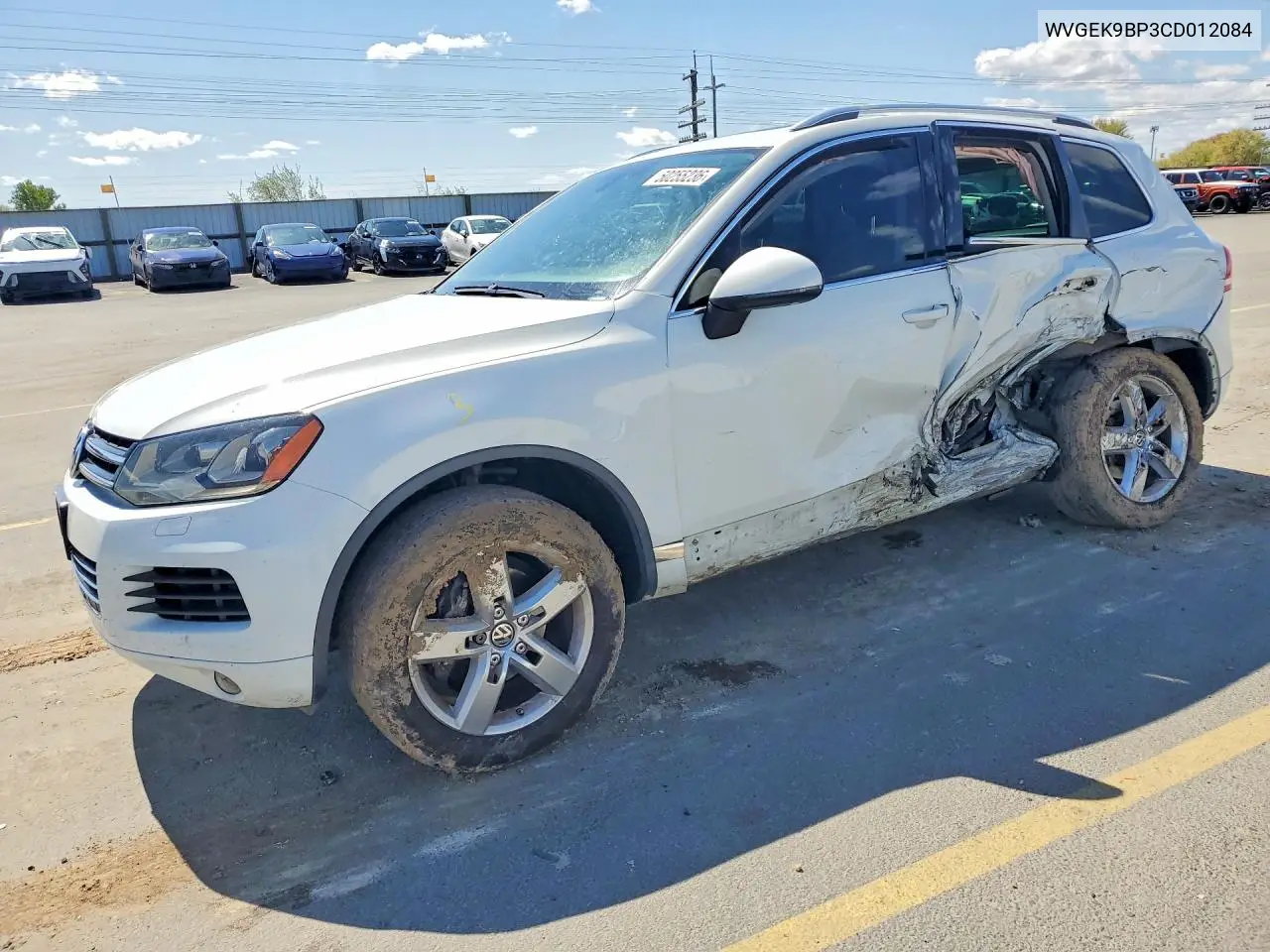 2012 Volkswagen Touareg V6 Tdi VIN: WVGEK9BP3CD012084 Lot: 54884956