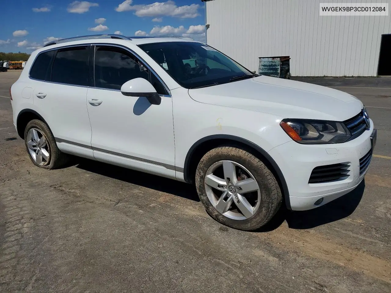 2012 Volkswagen Touareg V6 Tdi VIN: WVGEK9BP3CD012084 Lot: 54884956
