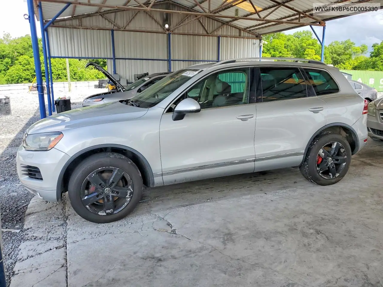 2012 Volkswagen Touareg V6 Tdi VIN: WVGFK9BP6CD005330 Lot: 55229316