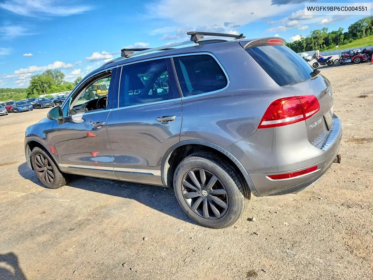 2012 Volkswagen Touareg V6 Tdi VIN: WVGFK9BP6CD004551 Lot: 57039026