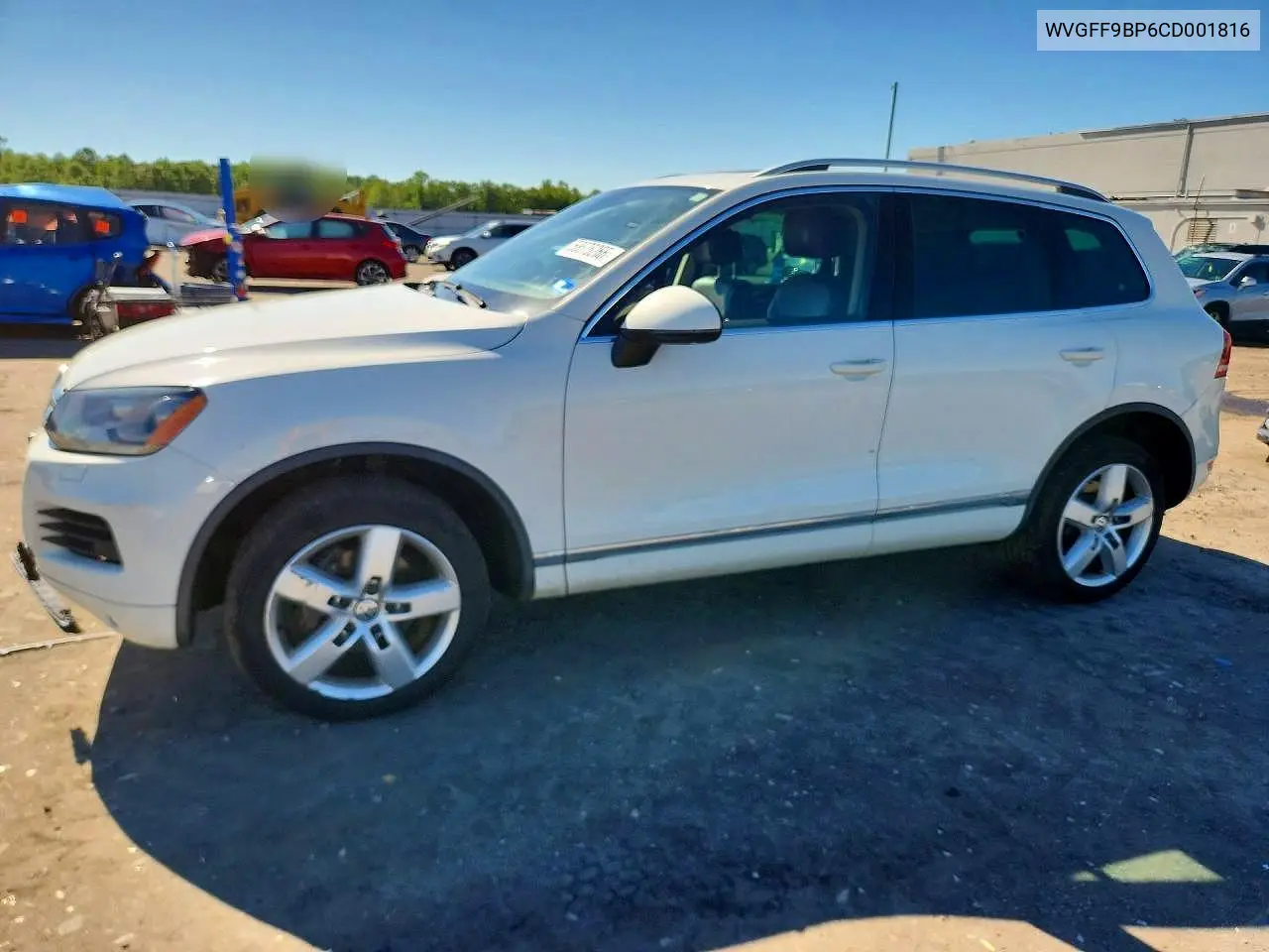 2012 Volkswagen Touareg V6 VIN: WVGFF9BP6CD001816 Lot: 58675266
