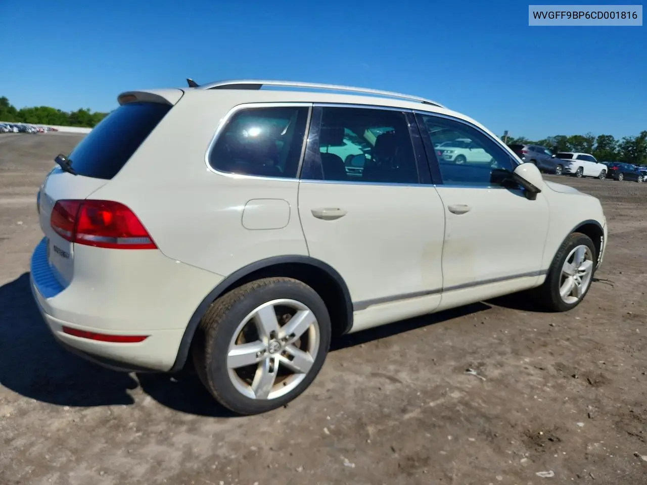 2012 Volkswagen Touareg V6 VIN: WVGFF9BP6CD001816 Lot: 58675266