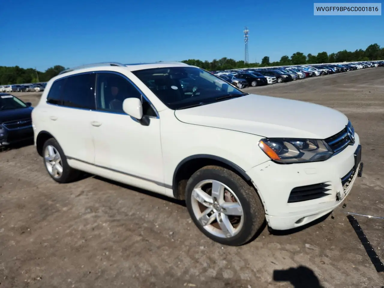 2012 Volkswagen Touareg V6 VIN: WVGFF9BP6CD001816 Lot: 58675266
