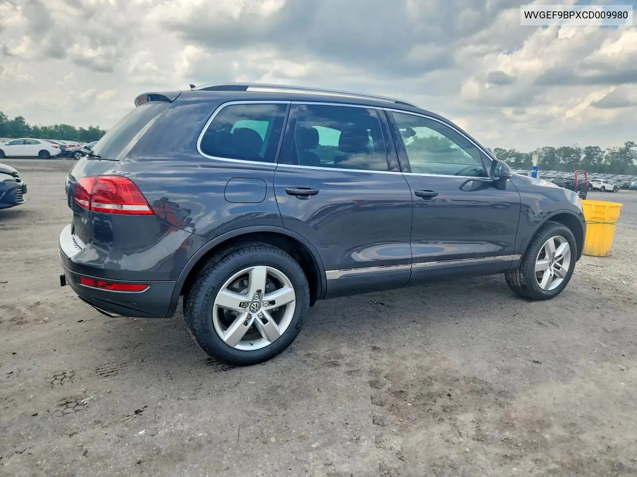 2012 Volkswagen Touareg V6 VIN: WVGEF9BPXCD009980 Lot: 59594016