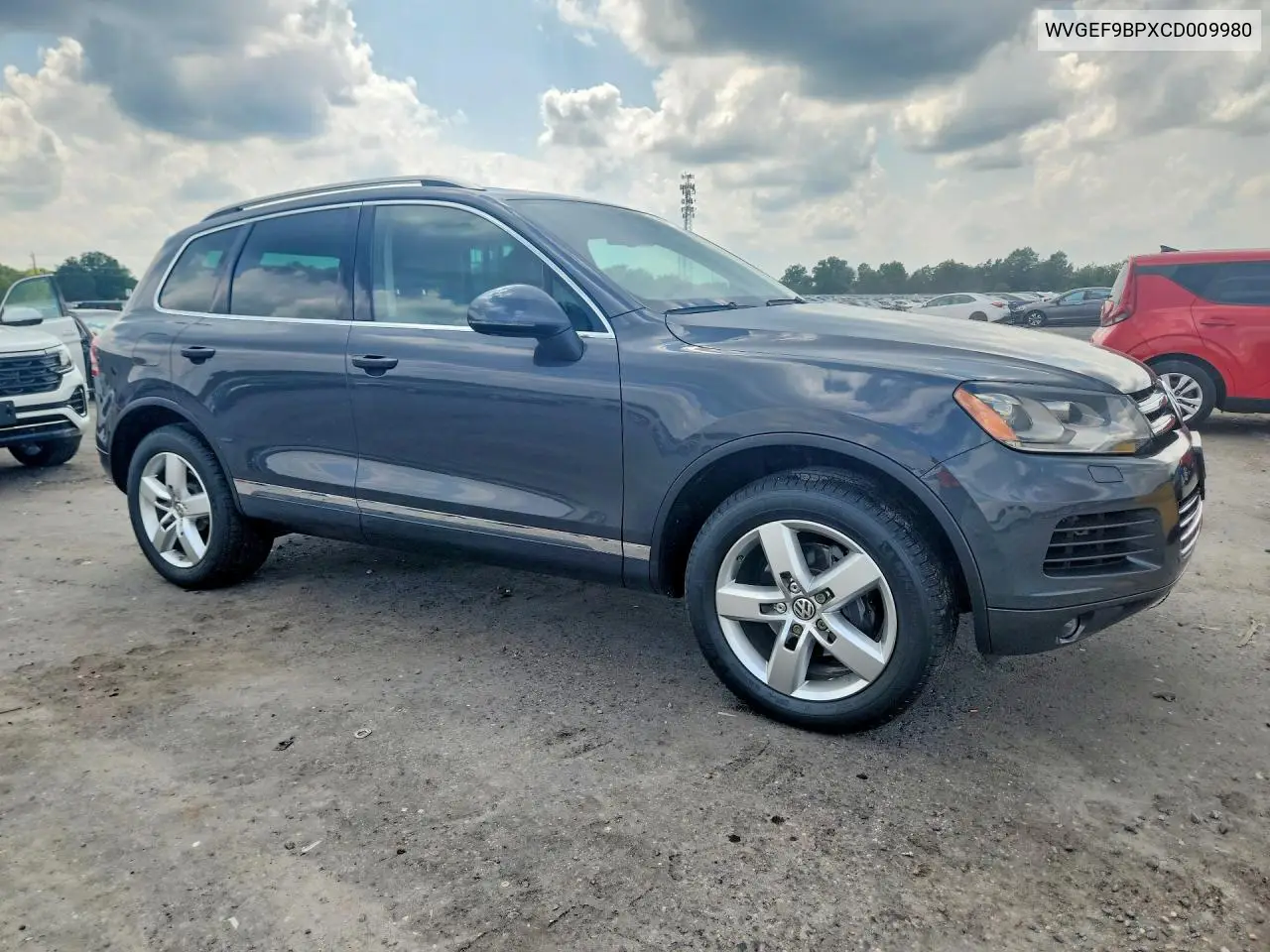 2012 Volkswagen Touareg V6 VIN: WVGEF9BPXCD009980 Lot: 59594016