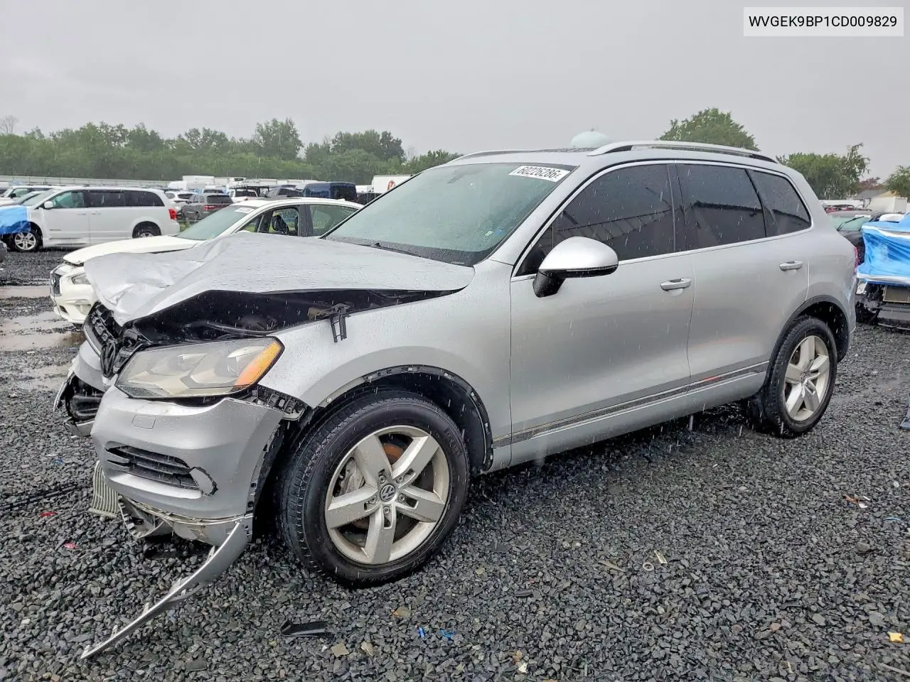 2012 Volkswagen Touareg V6 Tdi VIN: WVGEK9BP1CD009829 Lot: 60226286