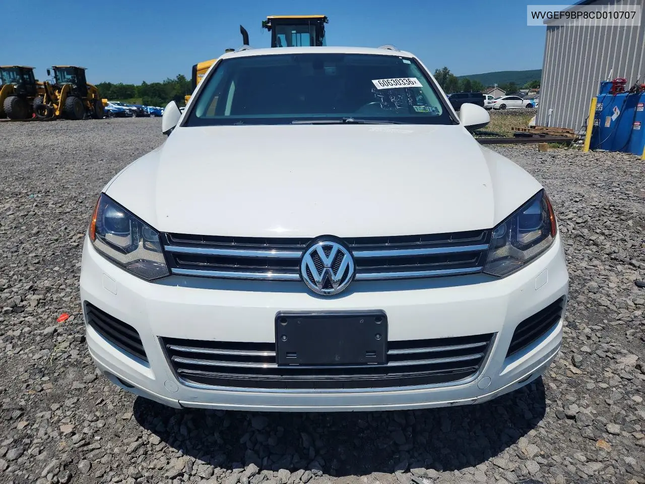 2012 Volkswagen Touareg V6 VIN: WVGEF9BP8CD010707 Lot: 60630336