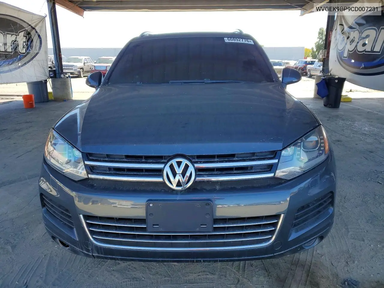 2012 Volkswagen Touareg V6 Tdi VIN: WVGEK9BP9CD007231 Lot: 60892776
