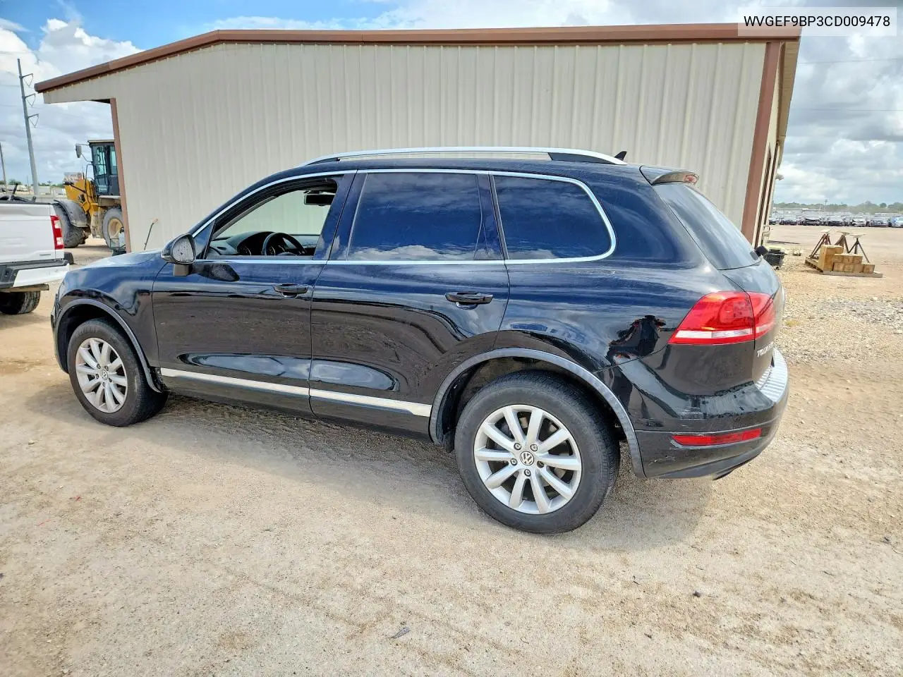2012 Volkswagen Touareg V6 VIN: WVGEF9BP3CD009478 Lot: 60956626