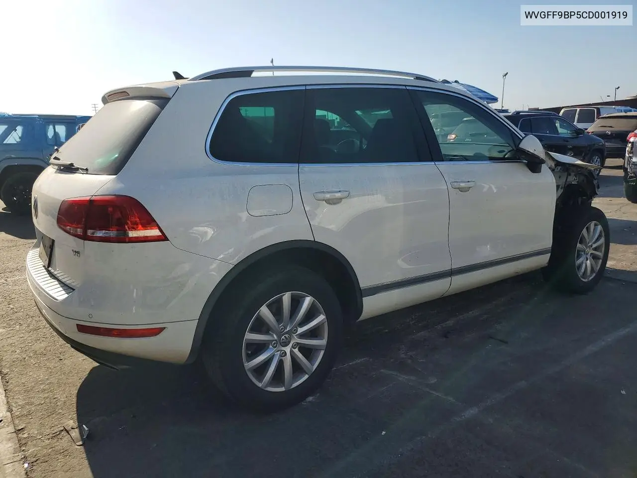 2012 Volkswagen Touareg V6 VIN: WVGFF9BP5CD001919 Lot: 60979426