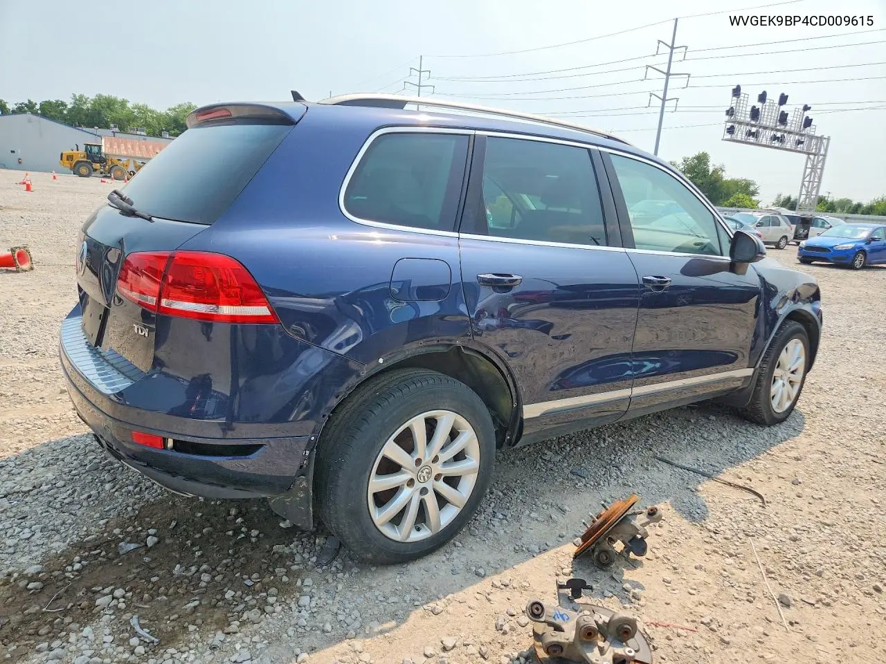 2012 Volkswagen Touareg V6 Tdi VIN: WVGEK9BP4CD009615 Lot: 61440536