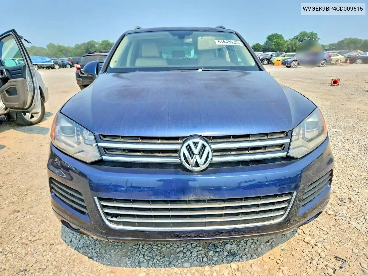 2012 Volkswagen Touareg V6 Tdi VIN: WVGEK9BP4CD009615 Lot: 61440536