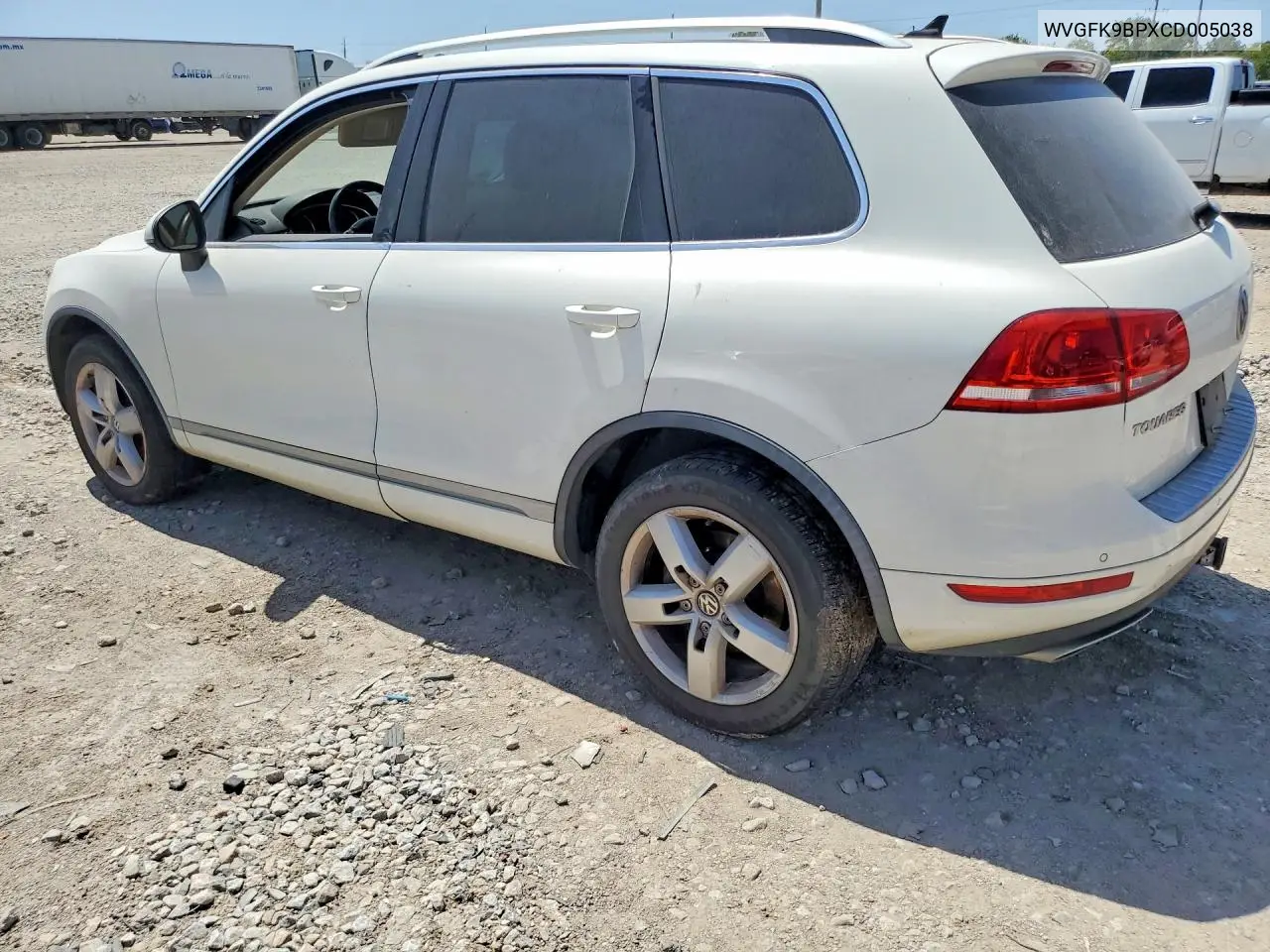 2012 Volkswagen Touareg V6 Tdi VIN: WVGFK9BPXCD005038 Lot: 61769736