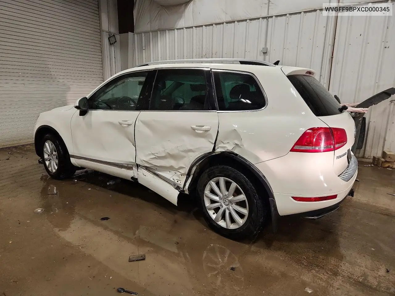 2012 Volkswagen Touareg V6 VIN: WVGFF9BPXCD000345 Lot: 78817515