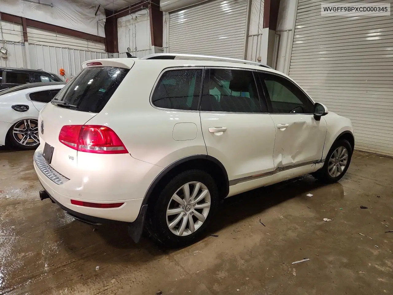 2012 Volkswagen Touareg V6 VIN: WVGFF9BPXCD000345 Lot: 78817515