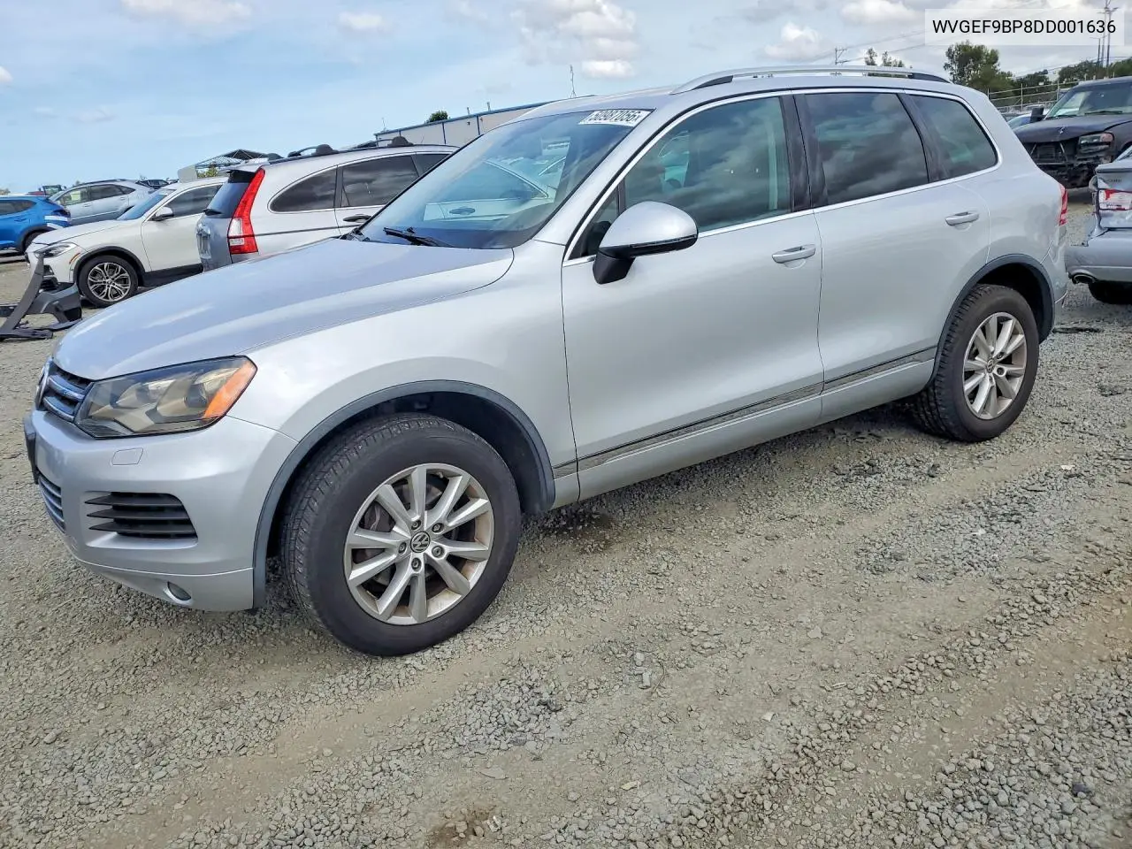 2013 Volkswagen Touareg V6 VIN: WVGEF9BP8DD001636 Lot: 50987056