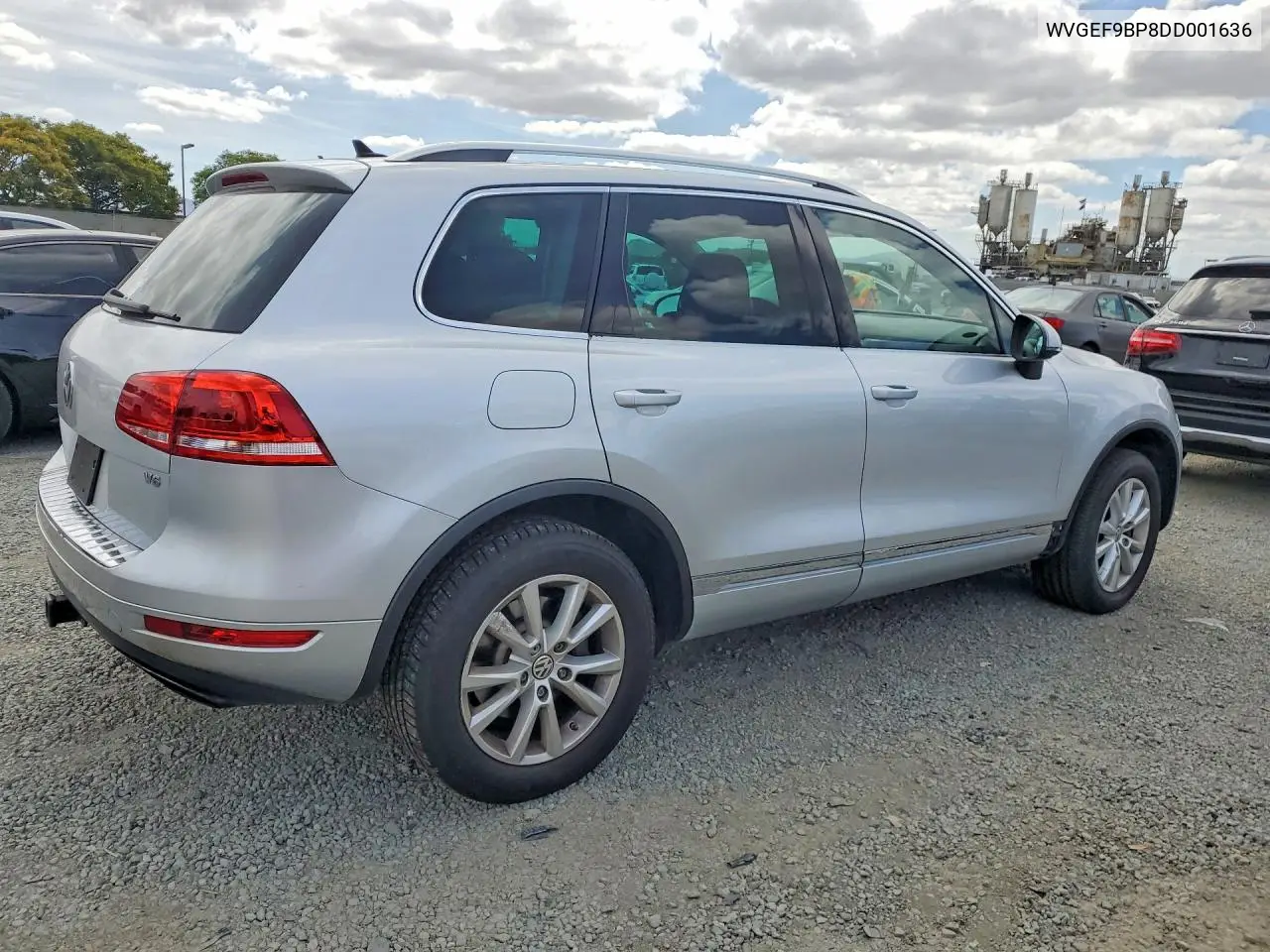 2013 Volkswagen Touareg V6 VIN: WVGEF9BP8DD001636 Lot: 50987056