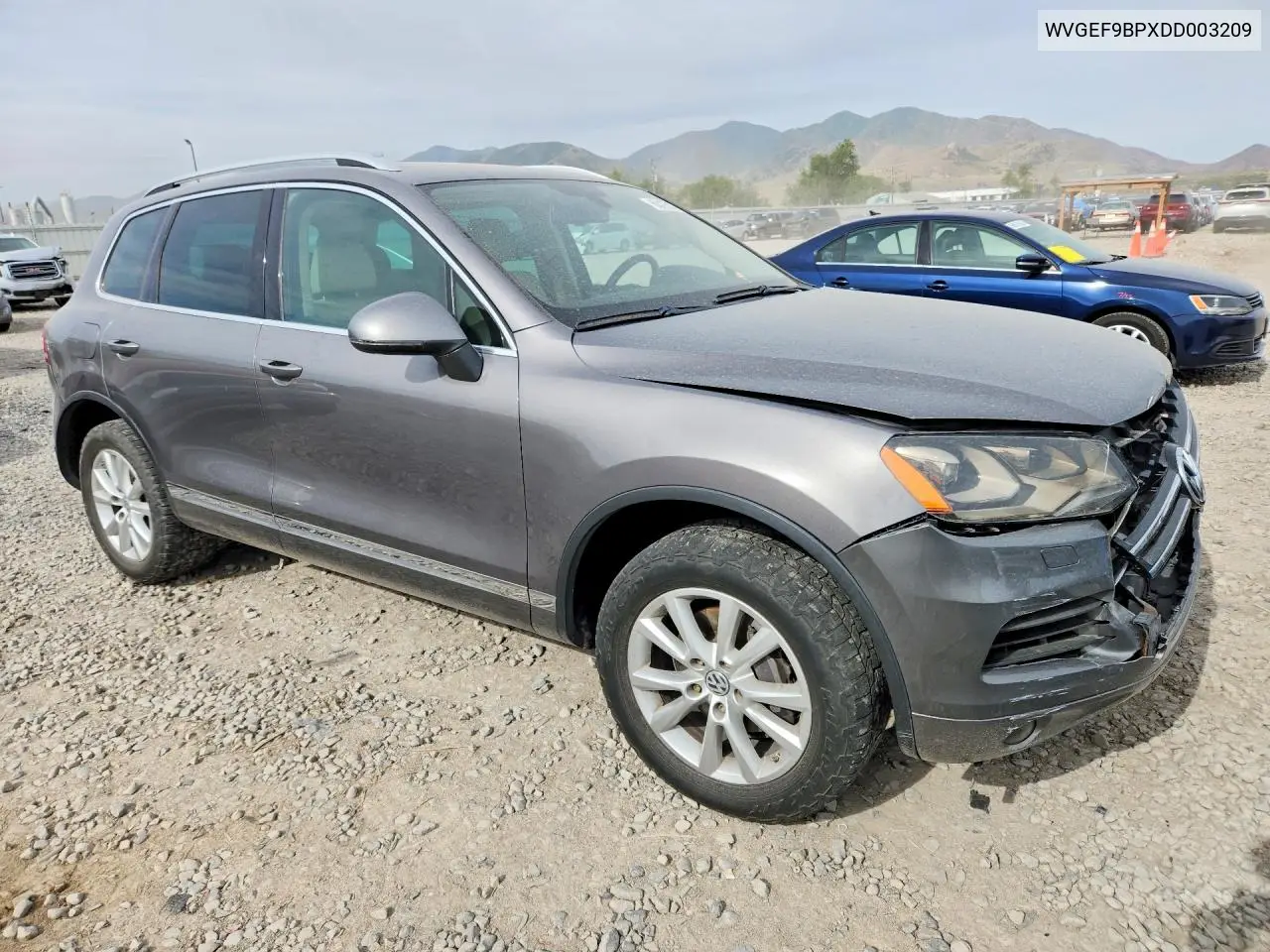 2013 Volkswagen Touareg V6 VIN: WVGEF9BPXDD003209 Lot: 56125276