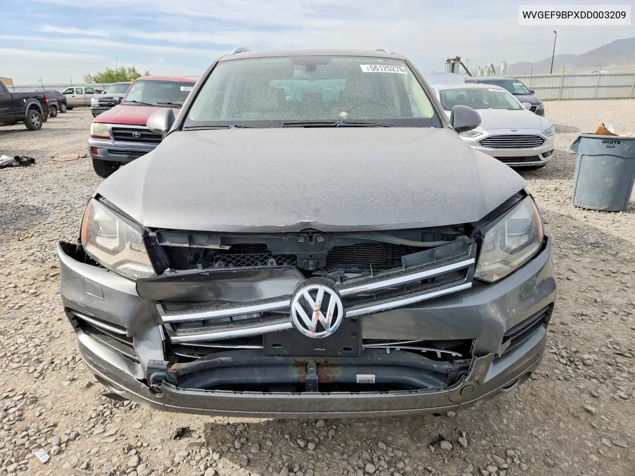 2013 Volkswagen Touareg V6 VIN: WVGEF9BPXDD003209 Lot: 56125276
