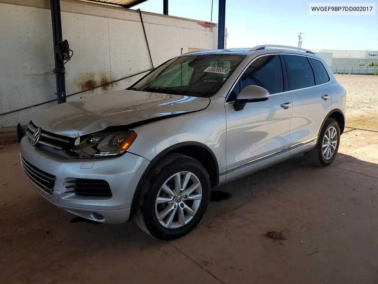2013 Volkswagen Touareg Sport VIN: WVGEF9BP7DD002017 Lot: 56266516