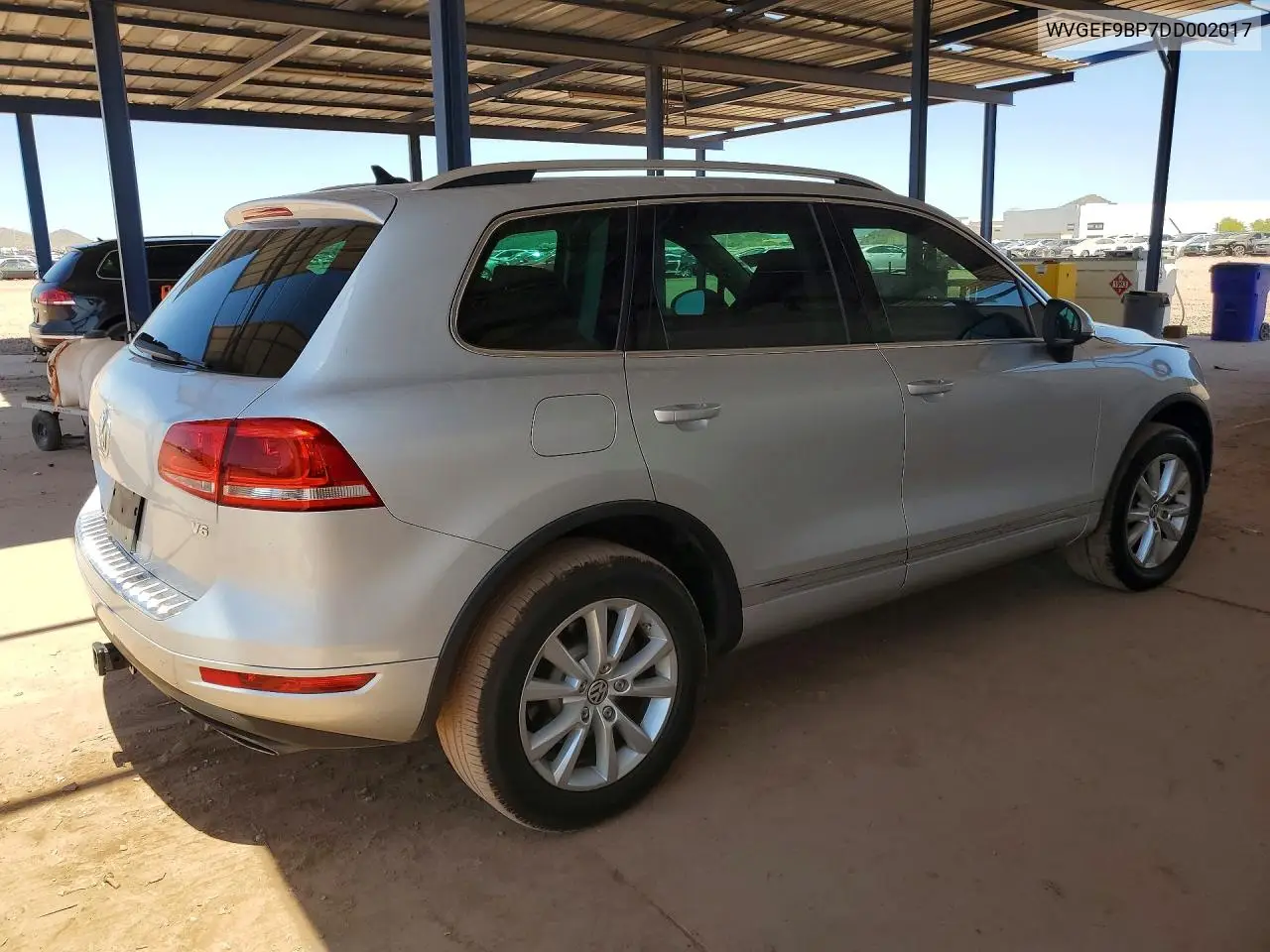 2013 Volkswagen Touareg Sport VIN: WVGEF9BP7DD002017 Lot: 56266516