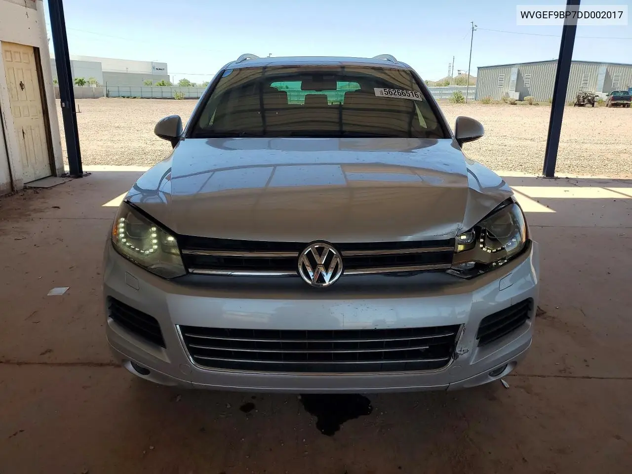 2013 Volkswagen Touareg Sport VIN: WVGEF9BP7DD002017 Lot: 56266516