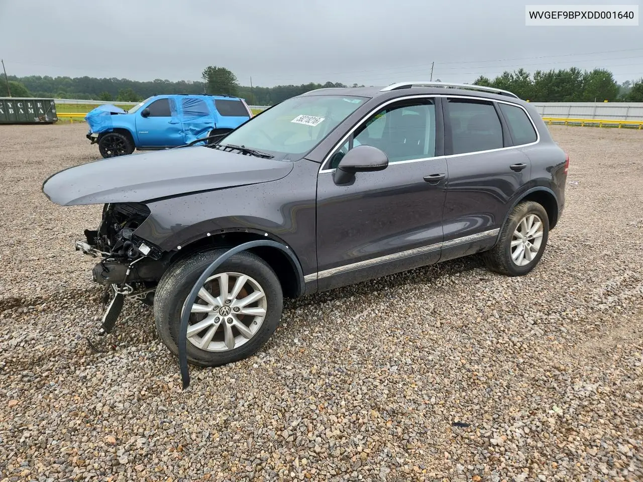 2013 Volkswagen Touareg V6 VIN: WVGEF9BPXDD001640 Lot: 58218216