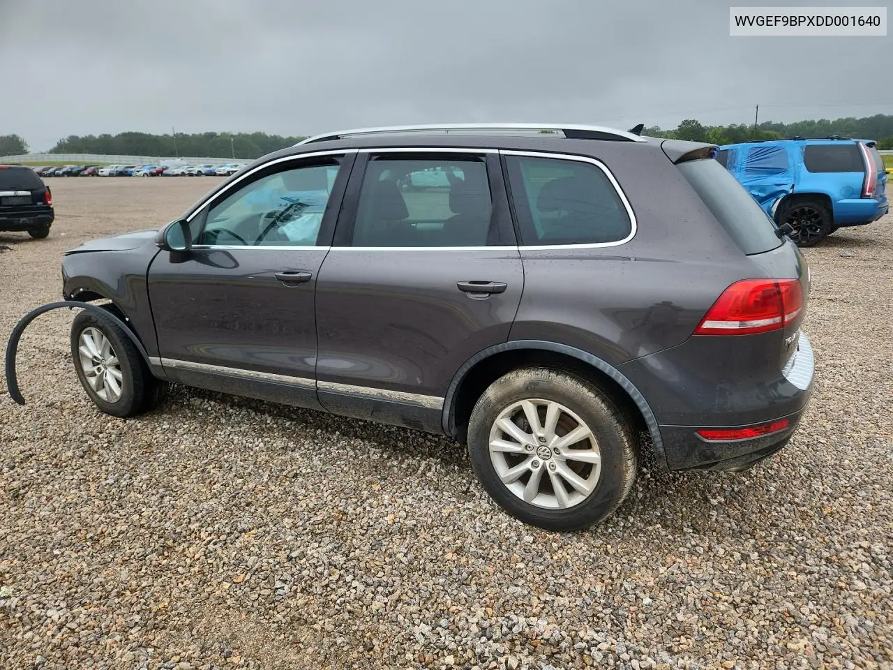2013 Volkswagen Touareg V6 VIN: WVGEF9BPXDD001640 Lot: 58218216