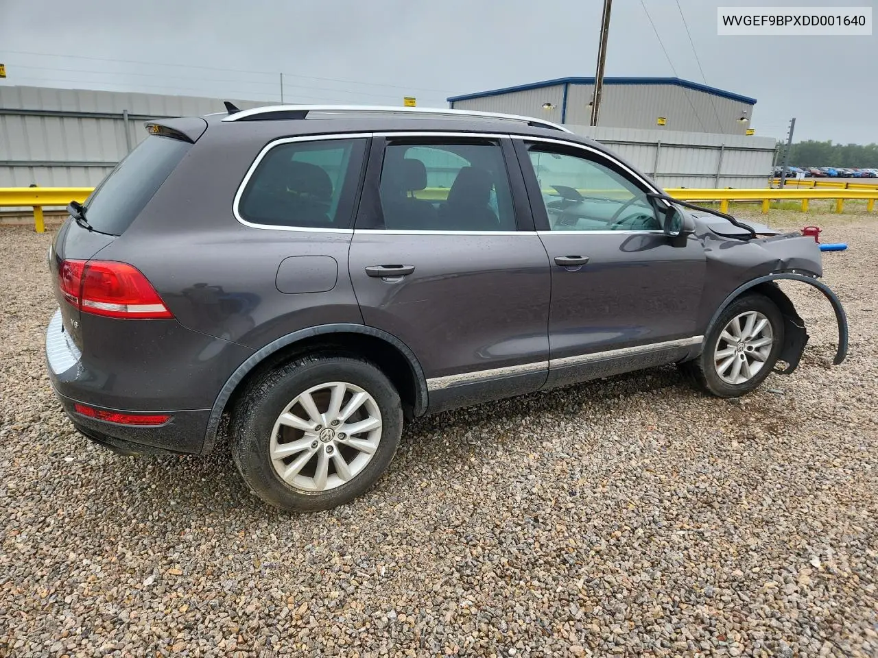 2013 Volkswagen Touareg V6 VIN: WVGEF9BPXDD001640 Lot: 58218216