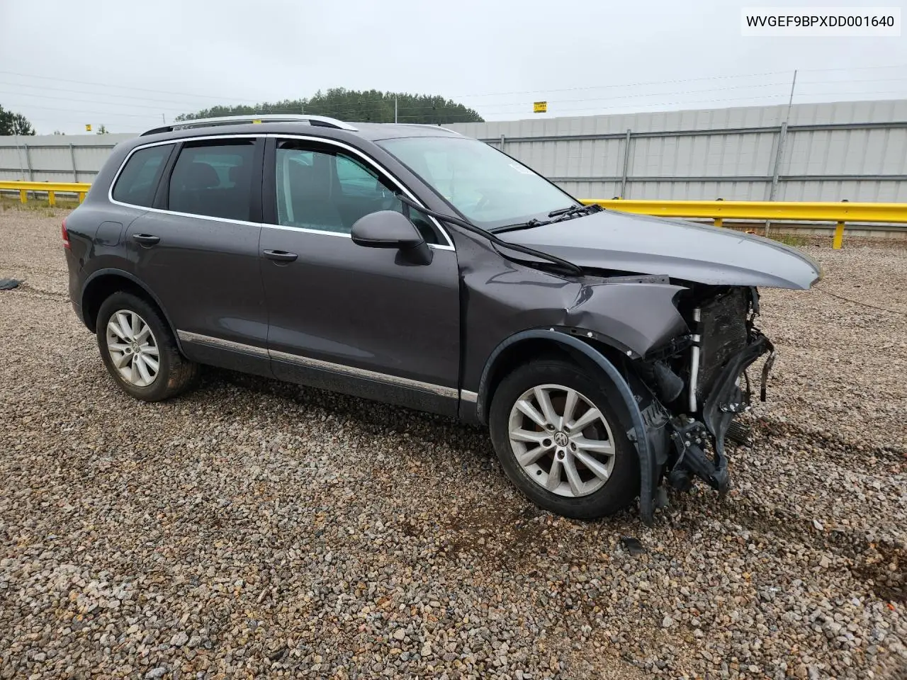 2013 Volkswagen Touareg V6 VIN: WVGEF9BPXDD001640 Lot: 58218216